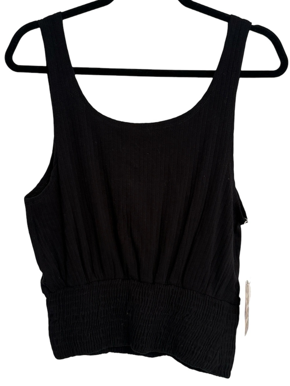Known Supply Ridge Tank Top with Smocked Waistline NWT